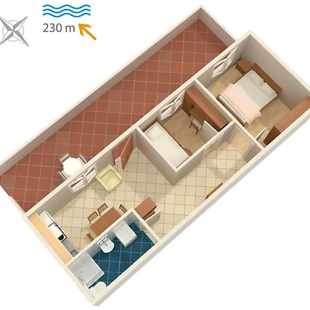 With Parking Space Postira, Brac - 2948 شقة *